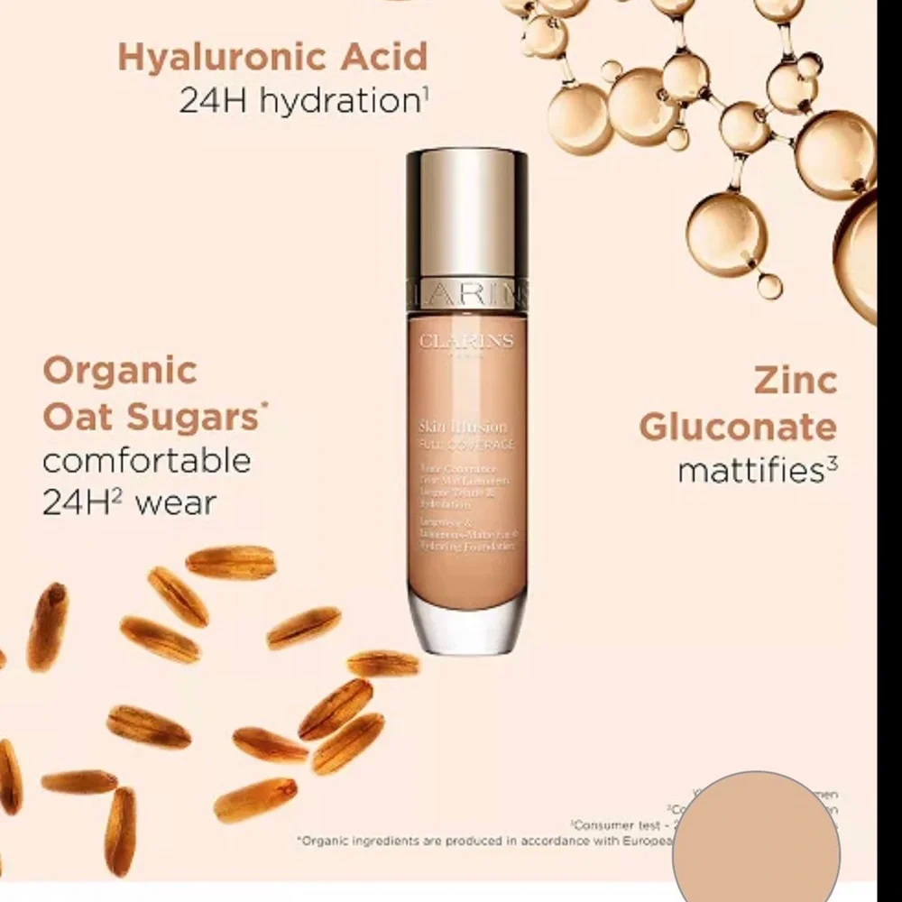 Clarins 108W Skin Illusion Foundation - Warm Tan